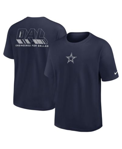 Мужская футболка Nike Navy Dallas Cowboys Dominate the Game Essential Max90