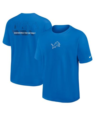 Мужская футболка Nike Blue Detroit Lions Dominate the Game Essential Max90