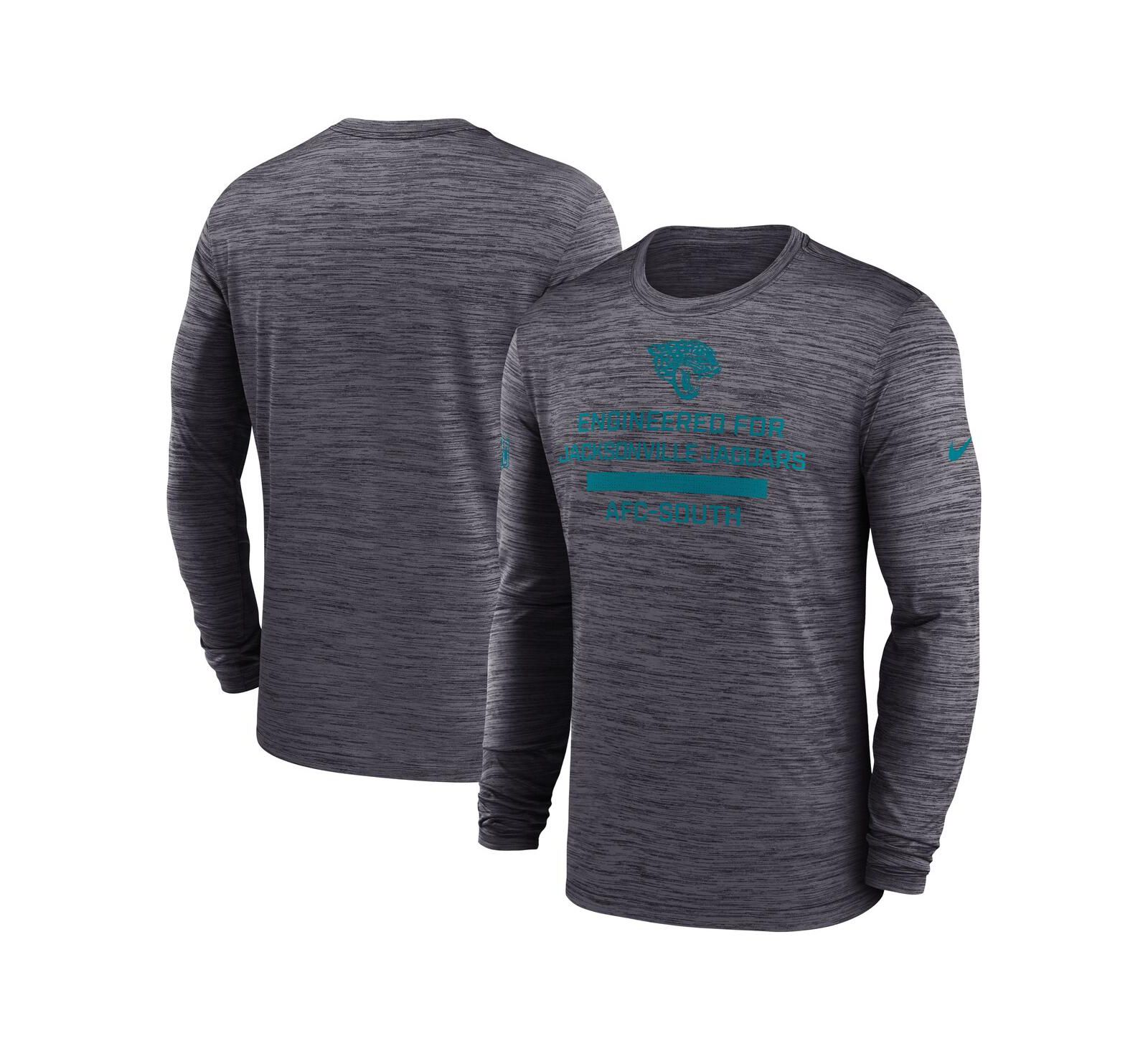 Nike Men's Black Jacksonville Jaguars Sideline Velocity Performance Long Sleeve T-Shirt
