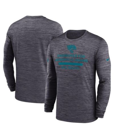 Nike Men's Black Jacksonville Jaguars Sideline Velocity Performance Long Sleeve T-Shirt