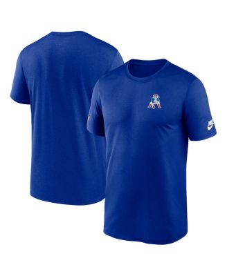 Nike футболка мужская New England Patriots Sideline Alt Pack, синяя, с маленьким логотипом Legend Performance