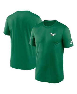 Nike Men's Kelly Green Philadelphia Eagles Sideline Alt Pack Small Logo Legend Performance T-Shirt