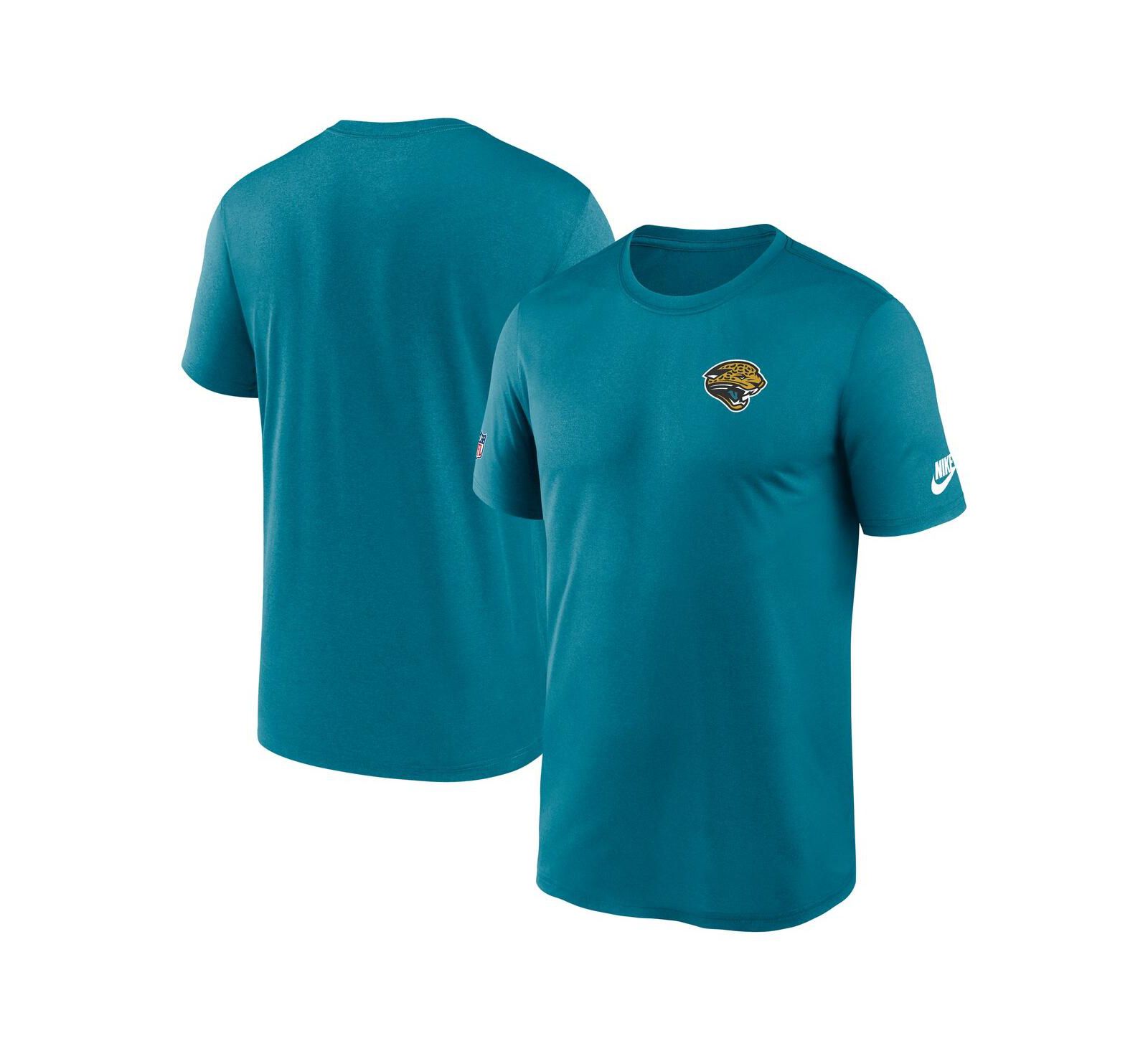 Мужская футболка Nike Jacksonville Jaguars Sideline Alt Pack, бирюзовая