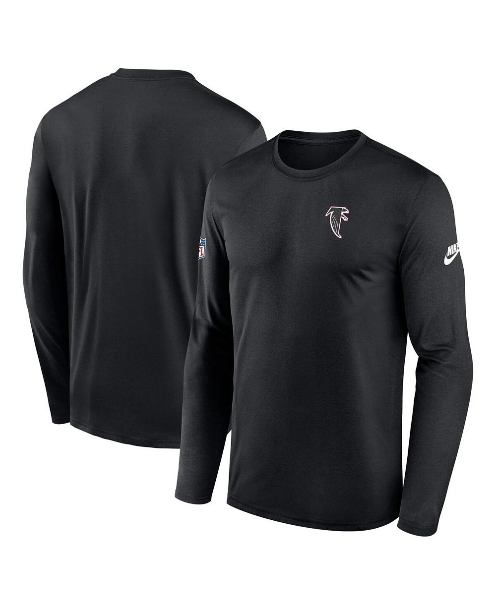 Мужская футболка Nike Black Atlanta Falcons Legend Small Logo Performance Long Sleeve