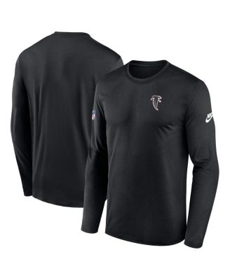 Мужская футболка Nike Black Atlanta Falcons Legend Small Logo Performance Long Sleeve