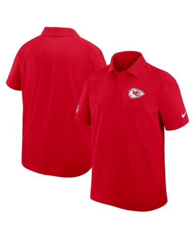 Nike Men's Red Kansas City Chiefs Sideline City Pride Woven Performance Polo Shirt