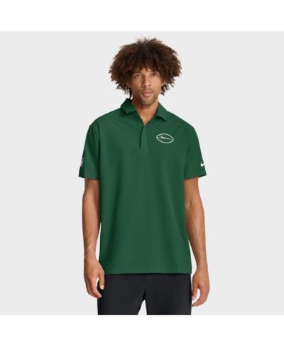 Мужская футболка-поло Nike New York Jets Sideline City Pride Woven Performance Green