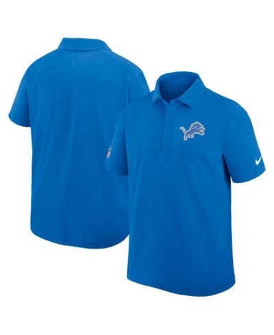Nike Мужская синяя поло из ткани Woven Performance, Detroit Lions Sideline City Pride