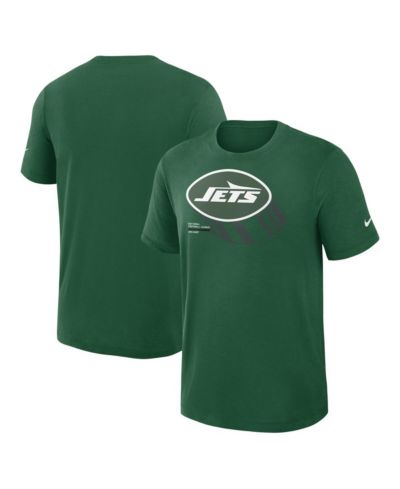 Nike Мужская спортивная футболка New York Jets Green Slub Performance