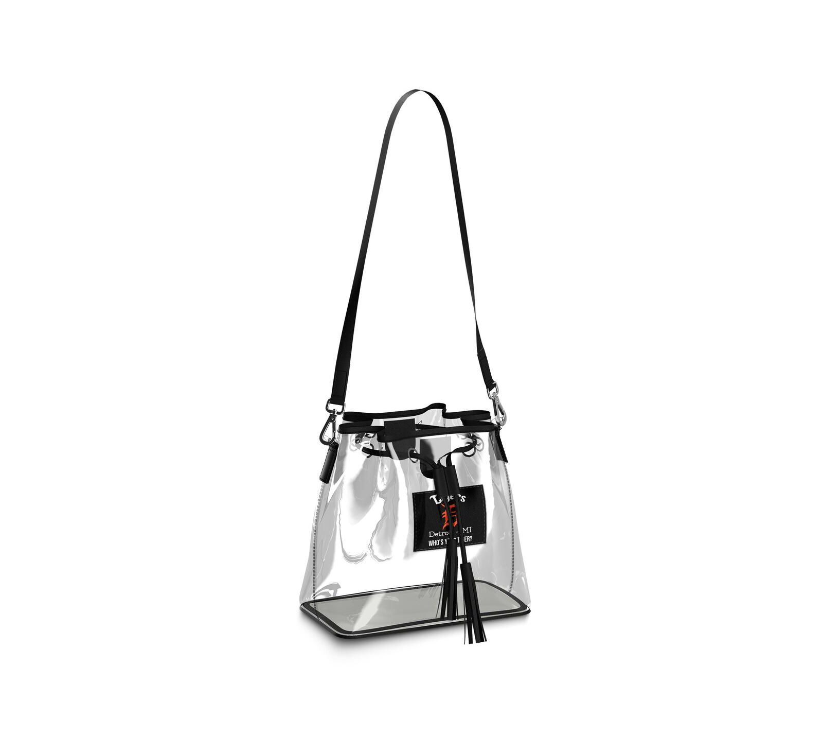 WEAR by Erin Andrews Women's Detroit Tigers Clear Stadium Bucket Purse