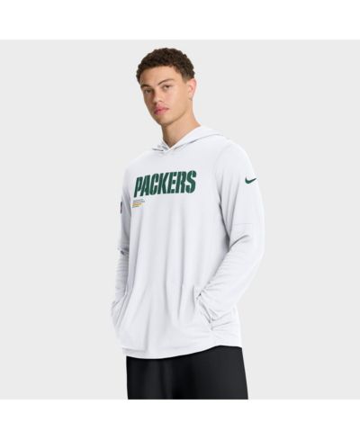 Мужское худи Nike с длинным рукавом Performance для болельщиков Green Bay Packers