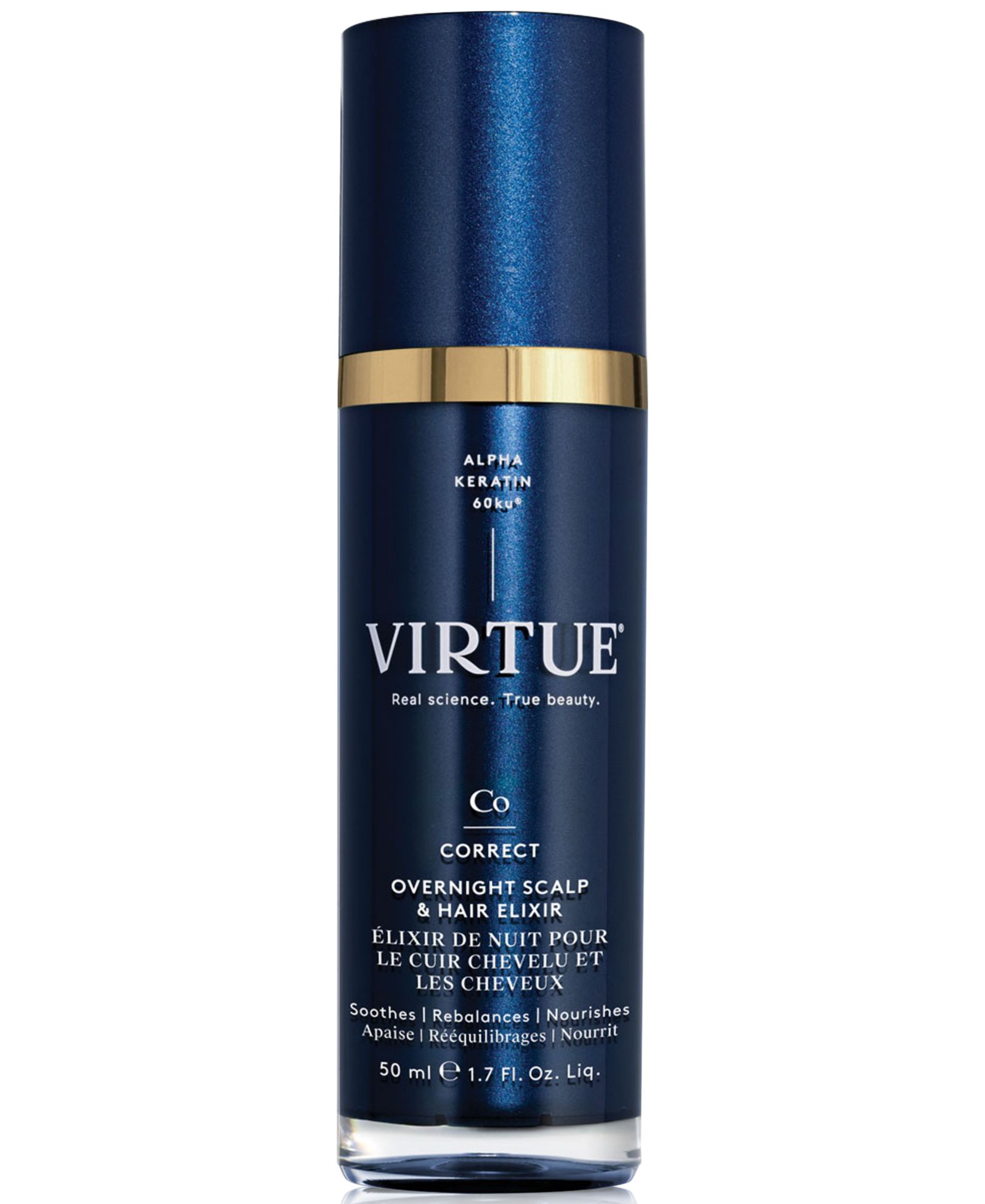 Эликсир для кожи головы и волос ночной уход Virtue
