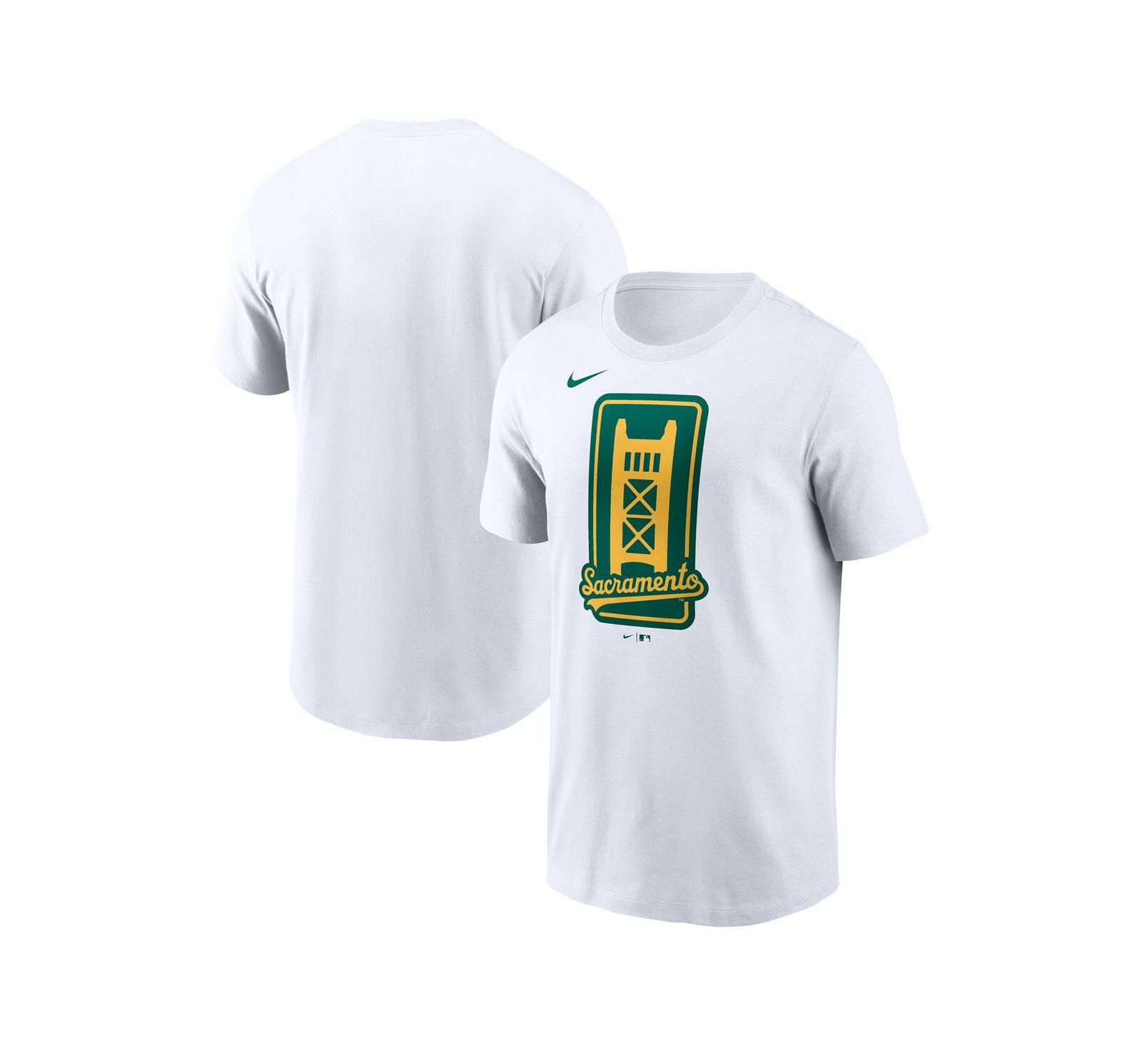 Мужская футболка Nike White Athletics Script