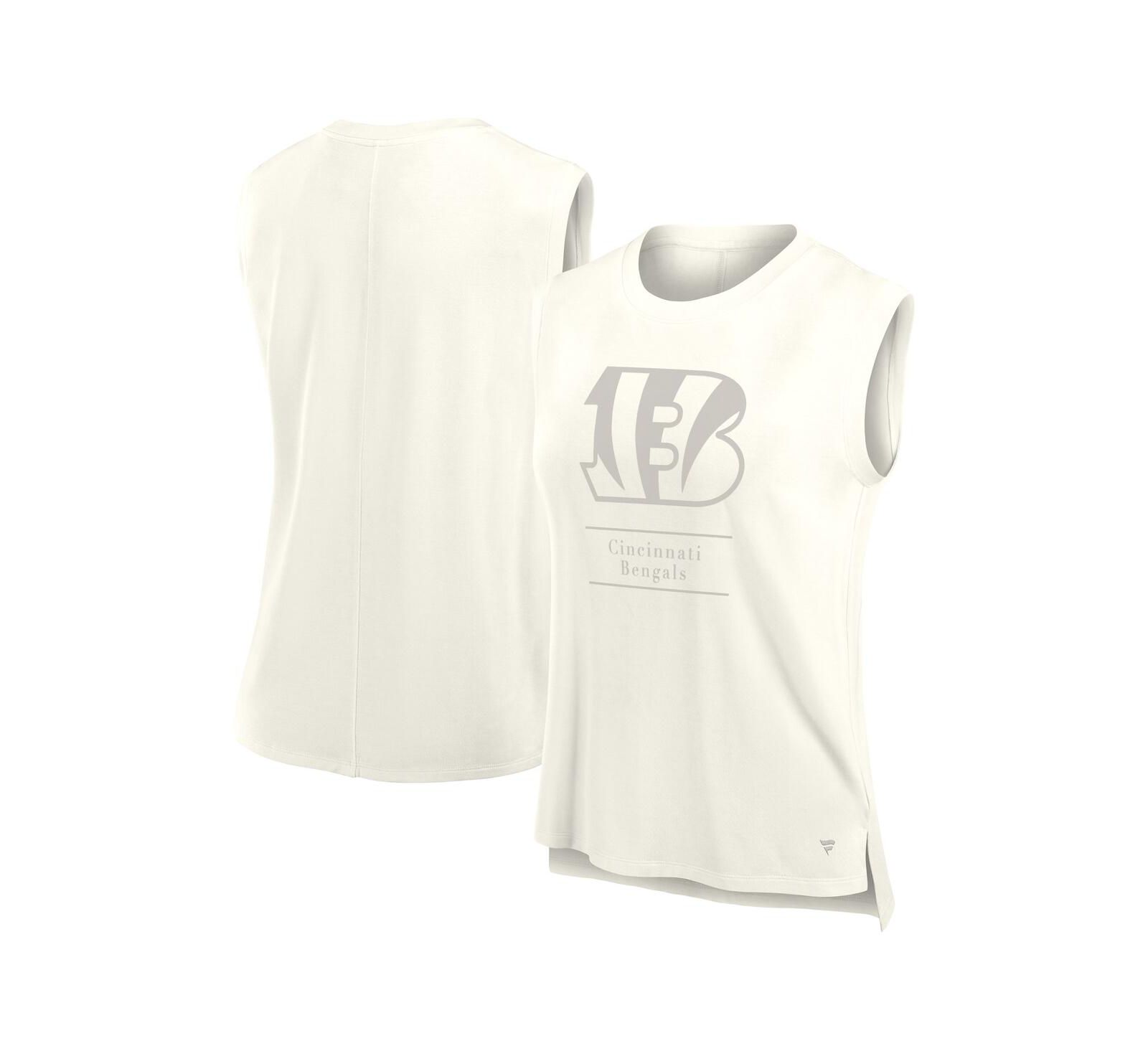 Женский топ Fanatics Cincinnati Bengals Studio Embrace Cream