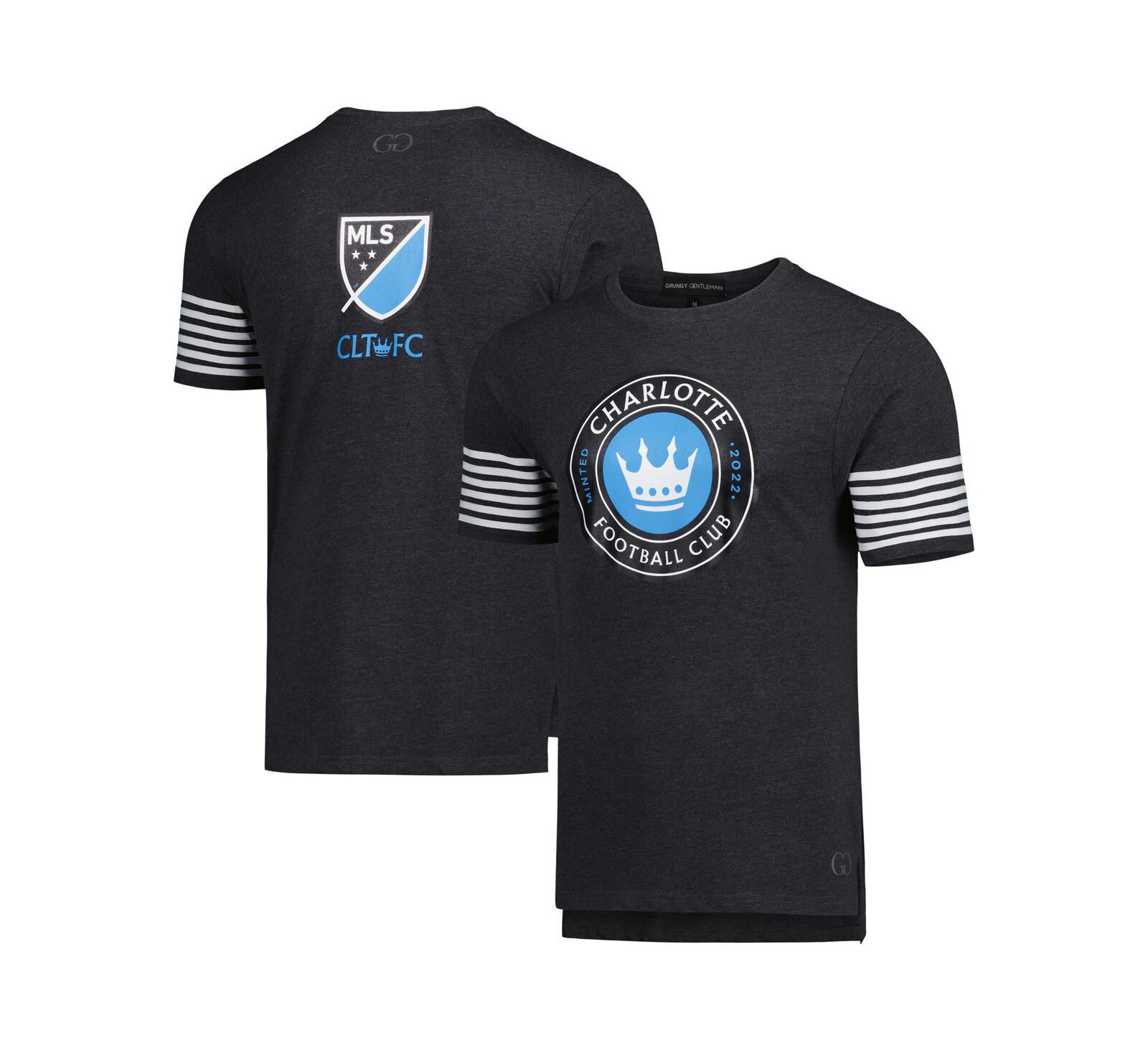 Мужская футболка Grungy Gentleman Charcoal Charlotte FC T-Shirt