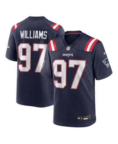 Nike Men's Milton Williams Navy New England Patriots Game Player Jersey