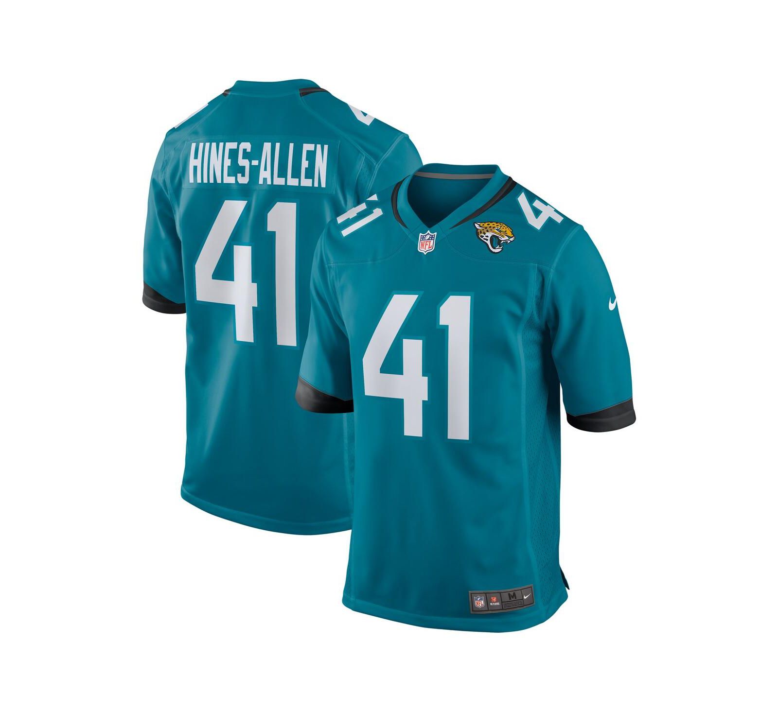 Мужская игровая джерси Nike Josh Hines-Allen Jacksonville Jaguars