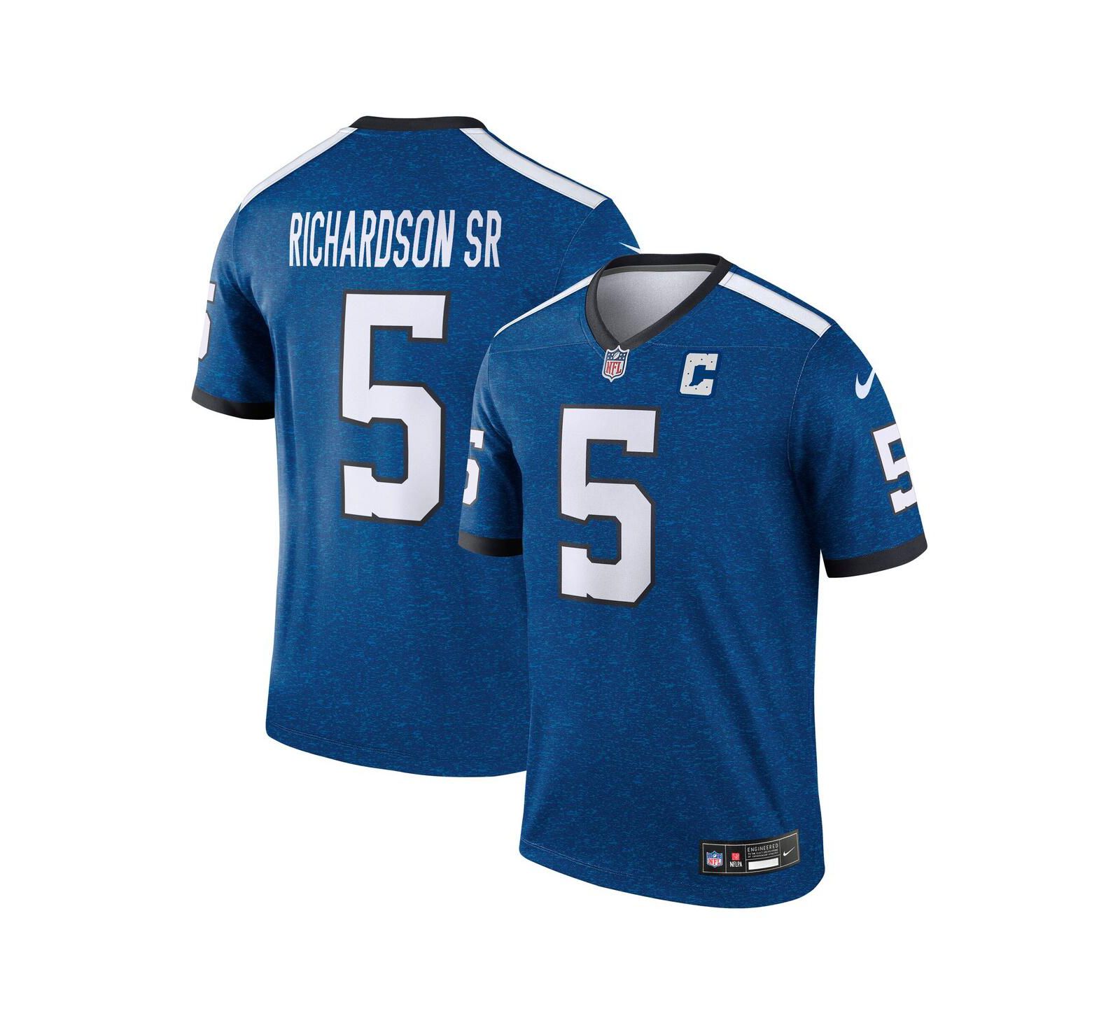 Nike Мужская джерси Anthony Richardson Sr. Royal Indianapolis Colts Legend Player Performance