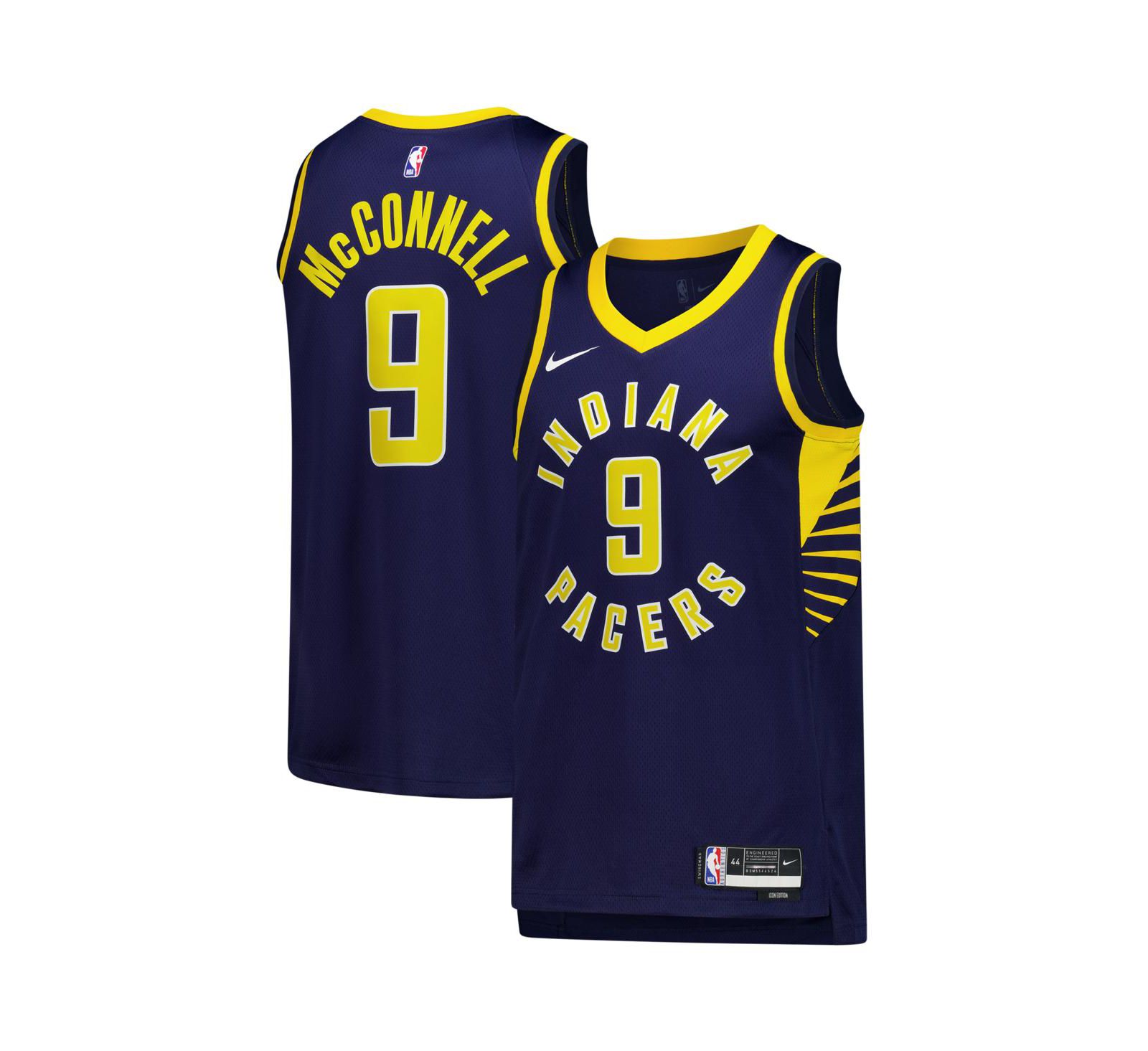 Джерси Nike T.J. McConnell Navy Indiana Pacers Swingman Icon Edition для мужчин и женщин