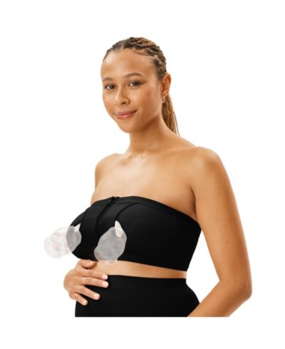 Motherhood Maternity Maternity Motherhood Seamless Front Close Nursing and Hands-Free Pumping Bandeau Bra