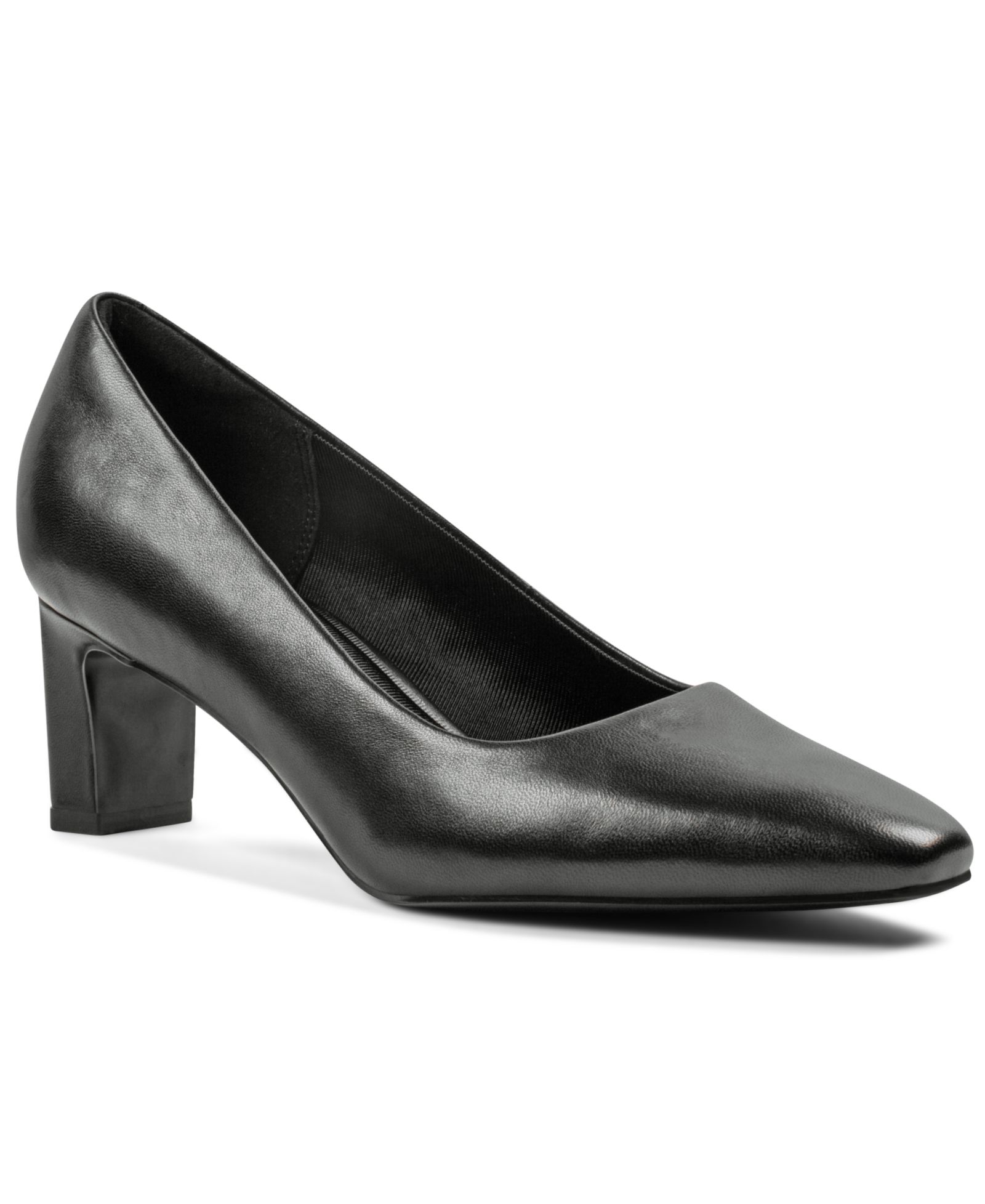 Rockport Women's Merida Total Motion Leather Block Heel Pumps