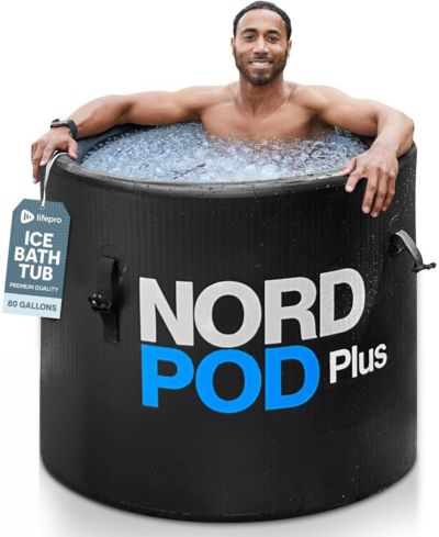 Портативная ванна для ледяных ванн Lifepro NordPod Plus - XL Cold Plunge Tub, 80-Gallon Inflatable