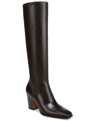 Franco Sarto Women's Jonie Wide Calf Square Toe Zip Tall Boots