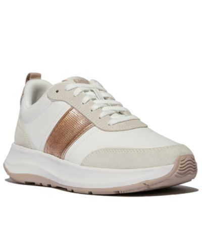 Кроссовки FitFlop Женский F-Mode Flow Sequin Suede Leather