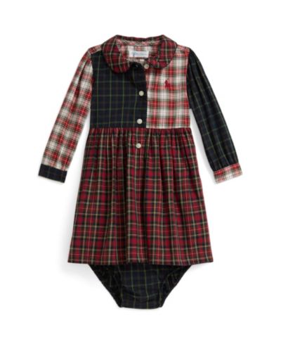 Polo Ralph Lauren Детский 50s Poplin Woven-Collared Dress и Bloomer