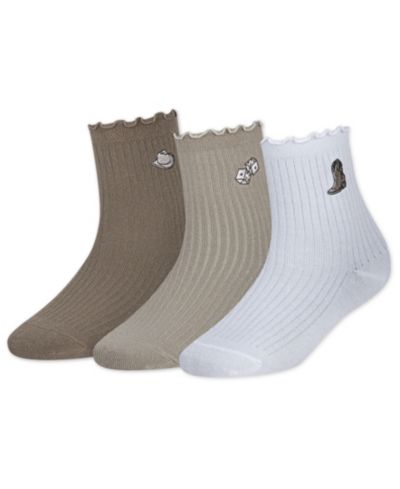 abercrombie kids Детские носки Lettuce, 3 пары, 5-11 half-crew