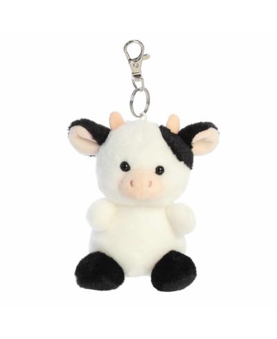Aurora Mini Sweetie Cow Palm Pals Adorable Clip-On White 4