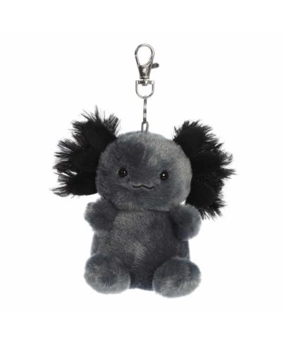 Aurora Mini Onyx Axolotl Palm Pals Adorable Clip-On Black 4