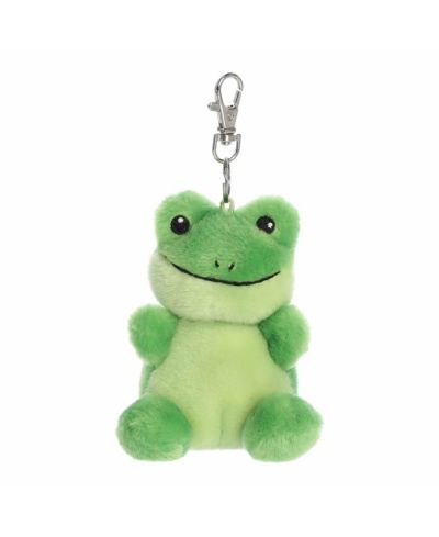 Aurora Mini Ribbits Frog Palm Pals Adorable Clip-On Green 4