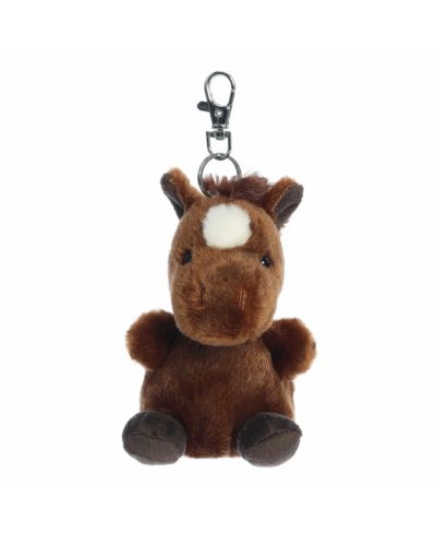 Aurora Mini Truffle Brown Horse Palm Pals Adorable Clip-On Brown 4"