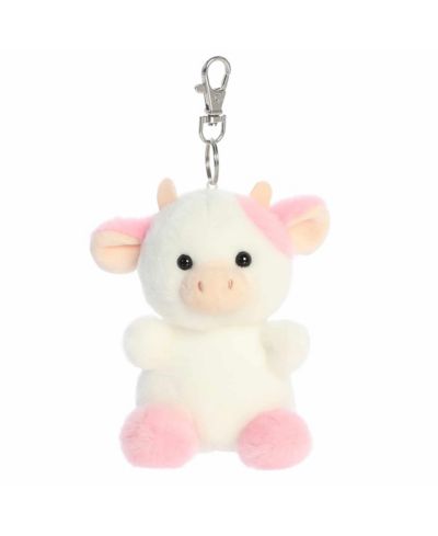 Мини-плюшевая игрушка Aurora Belle Strawberry Cow, белый, 4