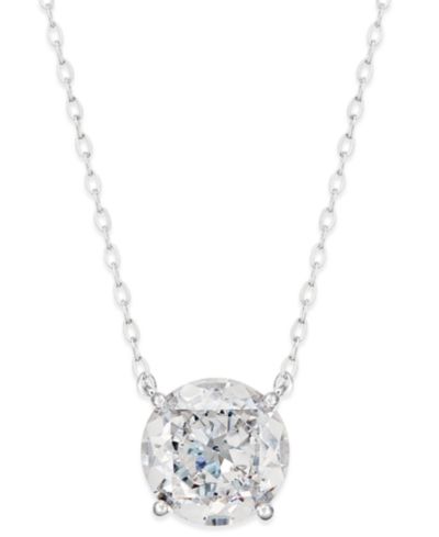 Eliot Danori ожерелье с кулоном Silver-Tone Crystal