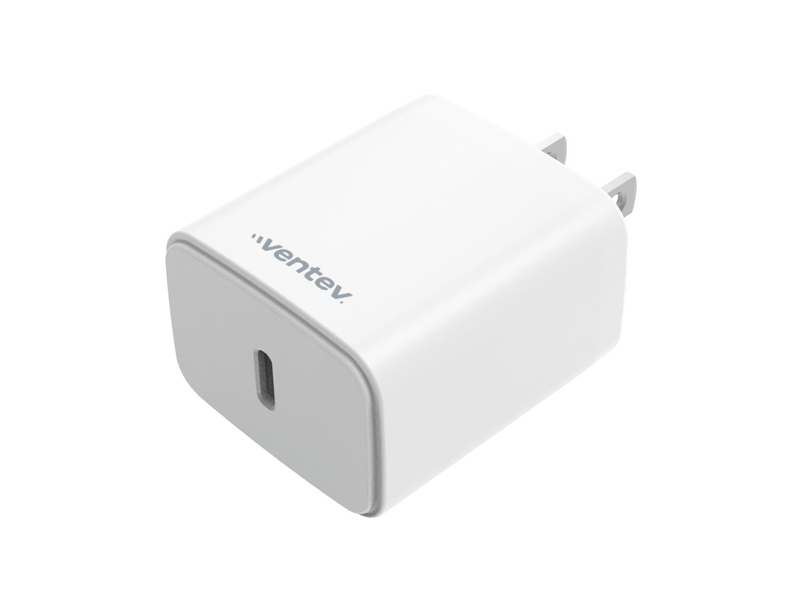 Универсальное зарядное устройство для стены Ventev 20W ULTRAFAST USB C с кабелем USB C to Apple Lightning, белый