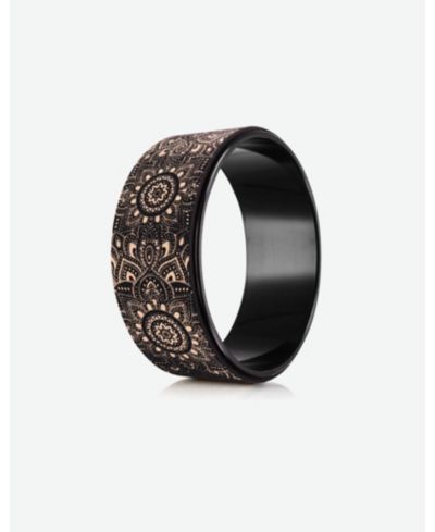 Yoga Design Lab Wheel Cork Mandala Black