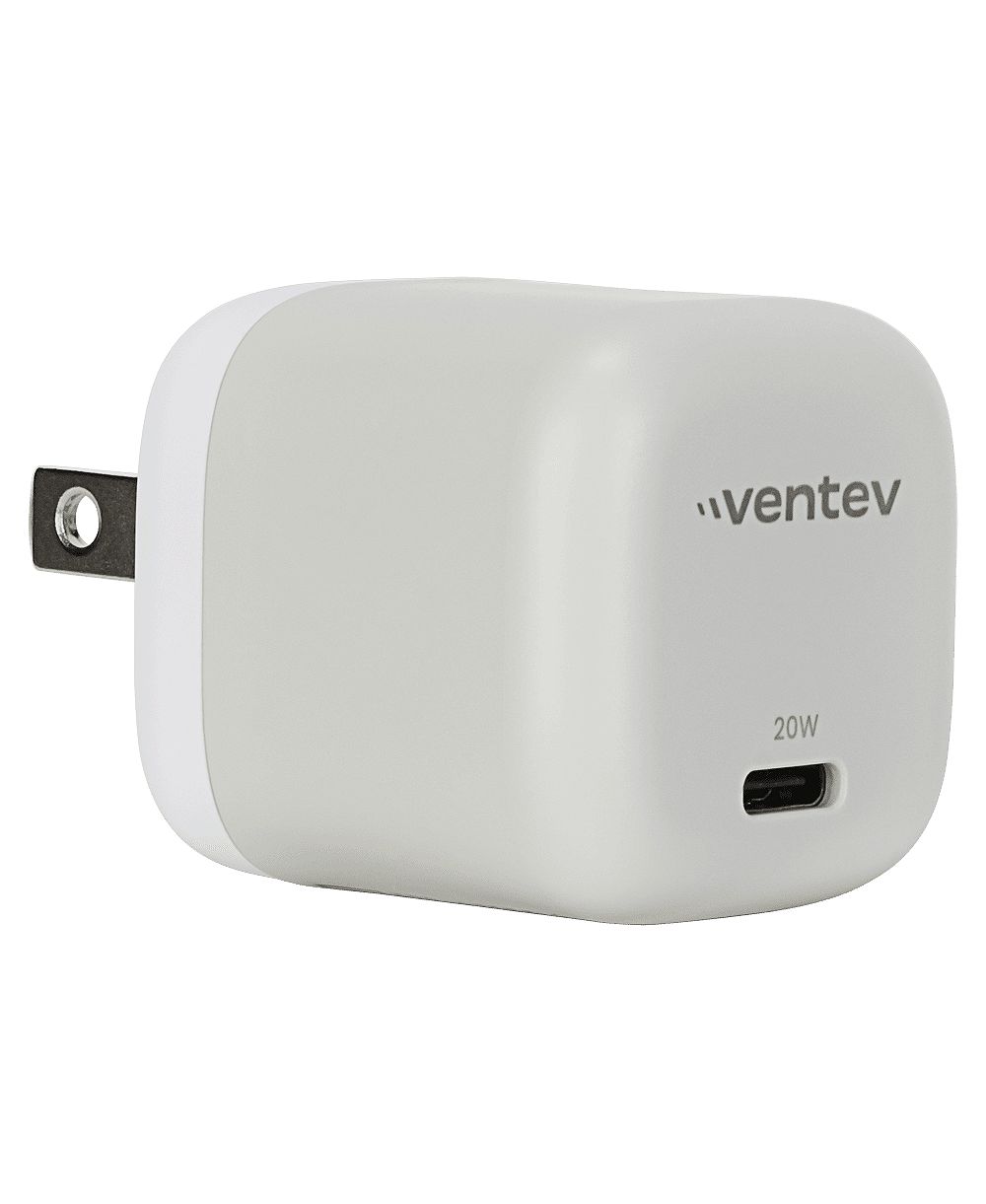 Ventev 20W ULTRAFAST USB-C Universal Mini Wall Charger и кабель USB-C to Apple Lightning
