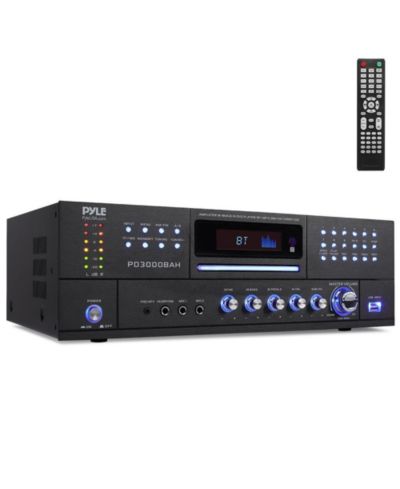 Беспроводной домашний усилитель Pyle BT Streaming с CD/DVD проигрывателем, AM/FM радио, HDMI/MP3/USB (4000 Watt)