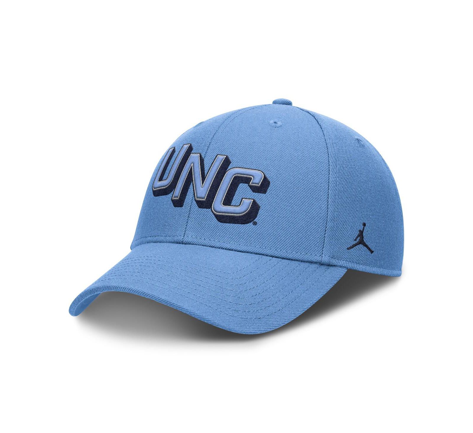 Jordan Men's Carolina Blue North Carolina Tar Heels Slanted Primetime Rise Performance Adjustable Hat