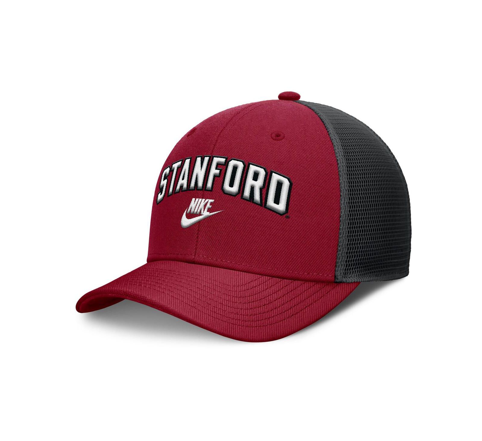Nike Men's Cardinal/Black Stanford Cardinal Legacy Arch Rise Performance Trucker Adjustable Hat