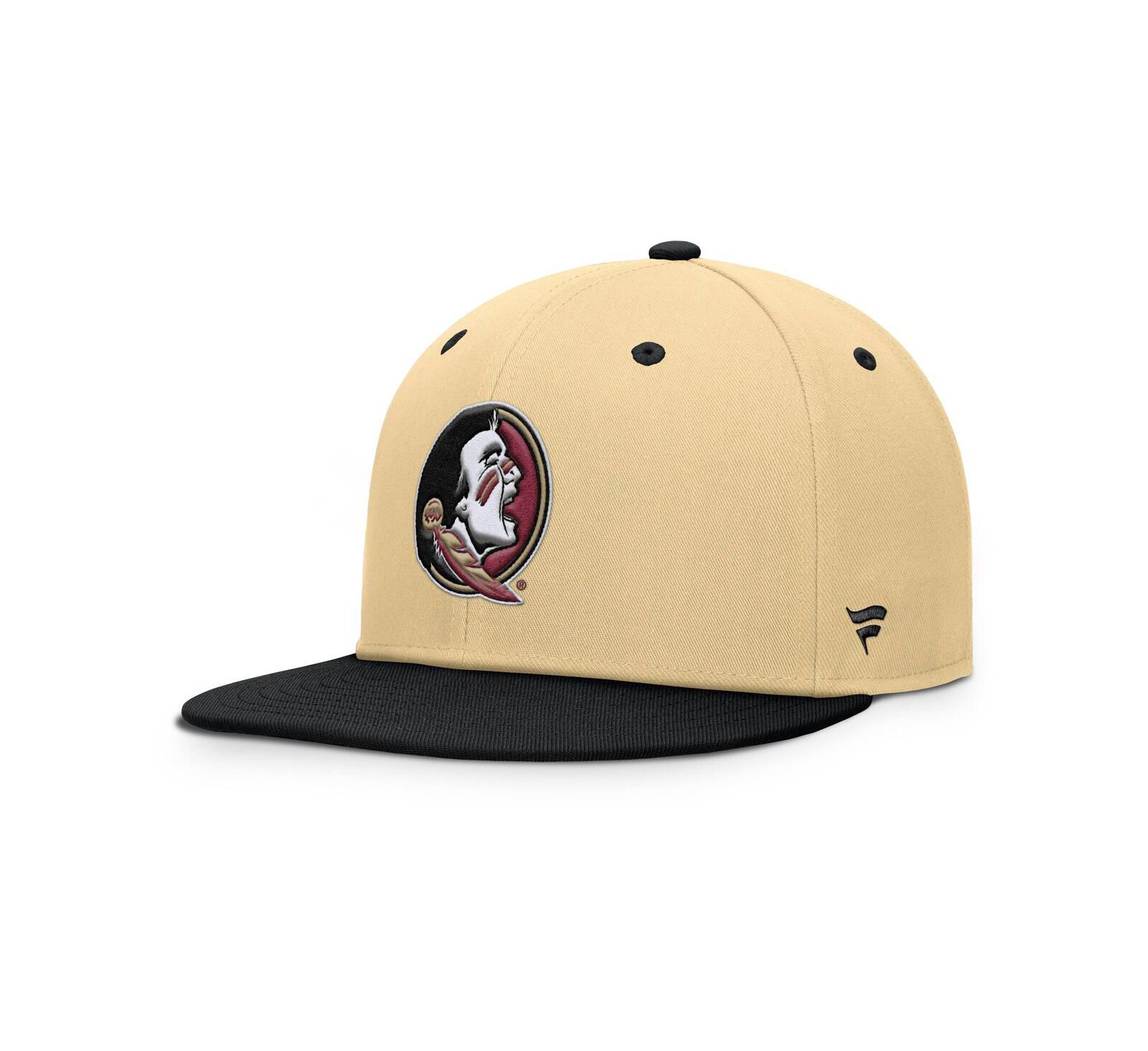 Мужская кепка Fanatics Florida State Seminoles Balance Fitted Khaki/Black