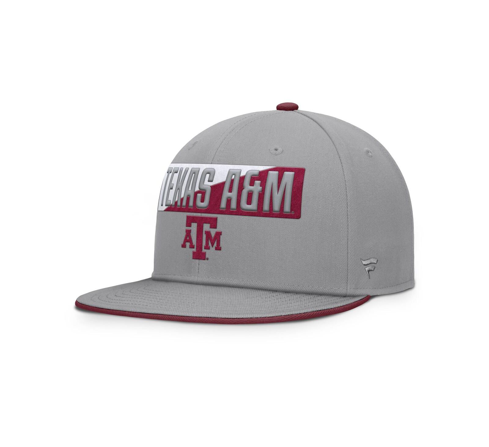 Мужская кепка Fanatics Texas A&M Aggies Duo Snapback, серая