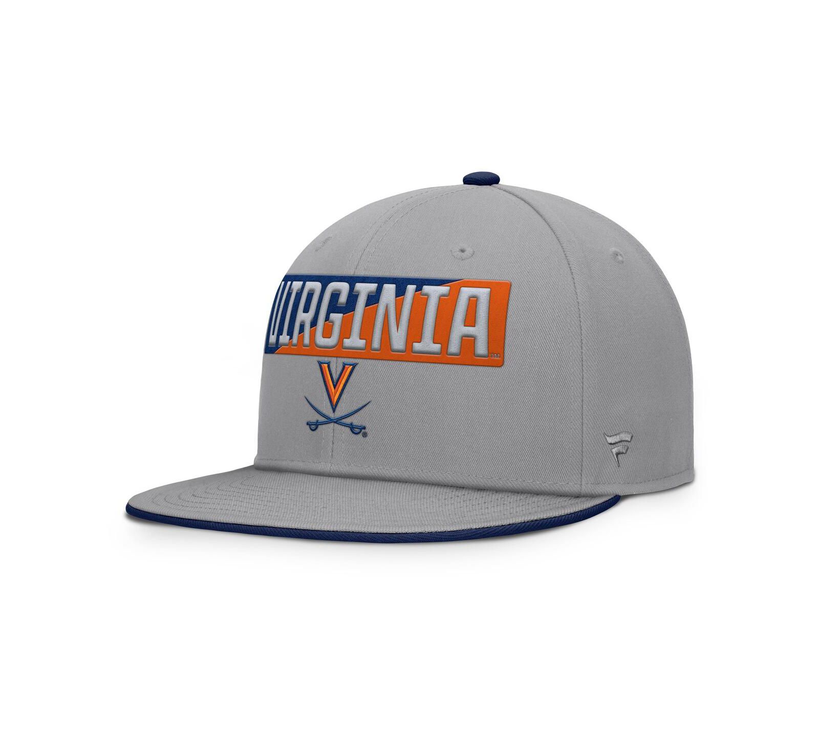Мужская кепка Fanatics Gray Virginia Cavaliers Duo Snapback