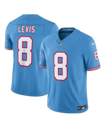 Мужская джерси Nike Will Levis Light Blue Tennessee Titans Alternate Oilers Throwback Vapor F.U.S.E. Limited