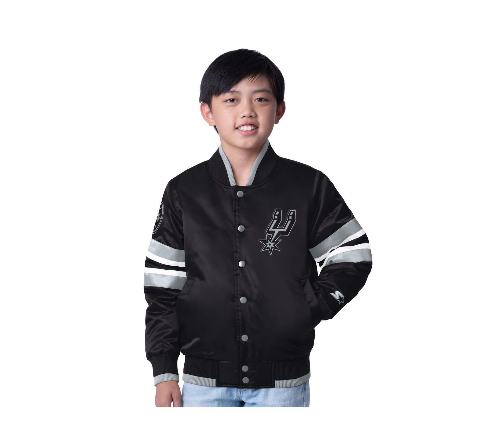 Детская куртка Starter San Antonio Spurs Scout Varsity Full-Snap Jacket