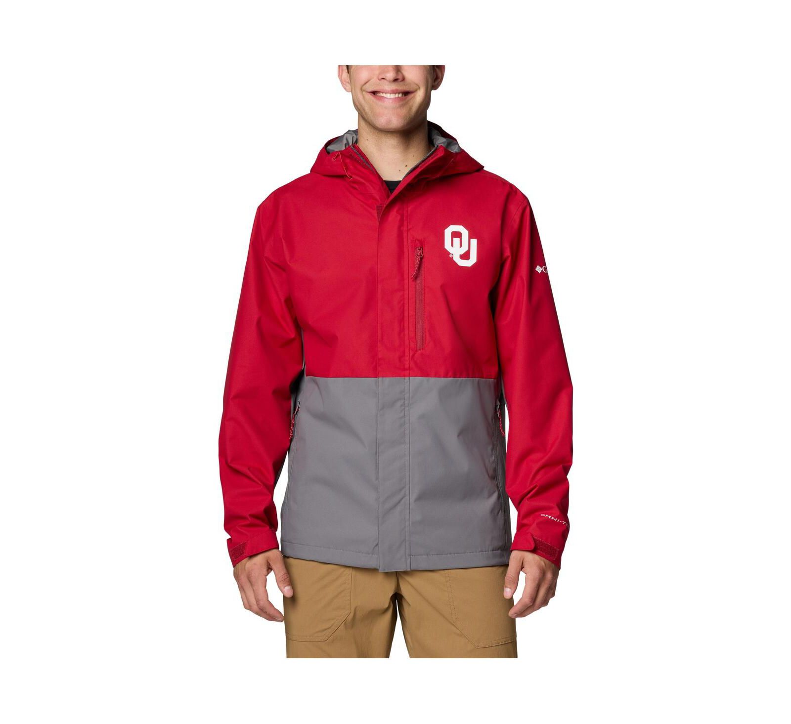 Columbia Мужская куртка Omni-Tech™ Full-Zip Crimson Oklahoma Sooners Field Bound