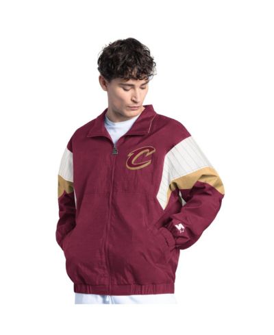 Starter Мужская куртка Cleveland Cavaliers Yard Line Full-Zip бордовая