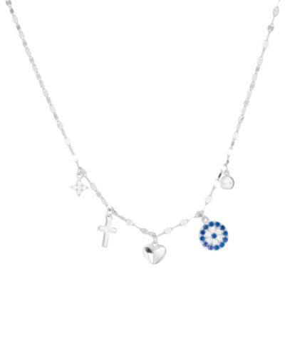 Подвеска Macy's Cubic Zirconia Charm в стерлинговом серебре (0.31 ct. t.w.)